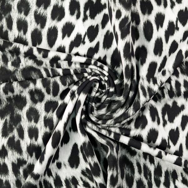 Stoffdesign Leo Grau – French Terry geraut